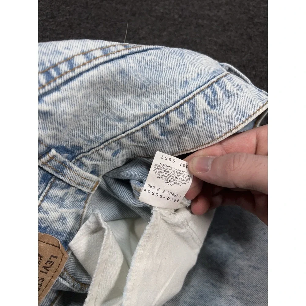 Vintage Levis 505 Jeans Mens Fits 38x32 (Fits 36x31)‎ USA Made 80s Orange Tab